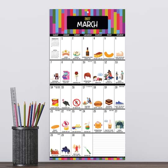 2027 Every Day's A Holiday Mini Calendar